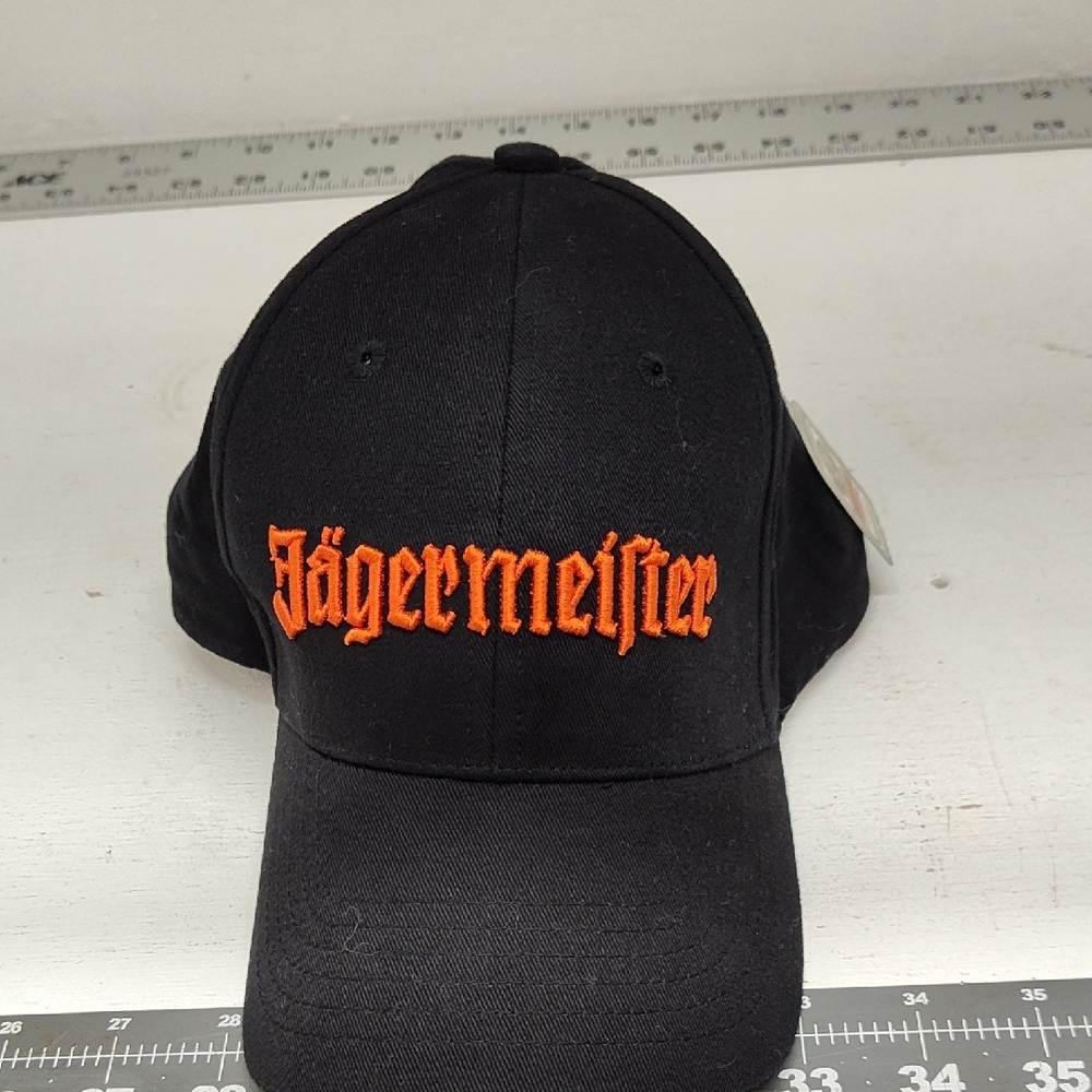Jägermeister Black Cap with Orange Logo,Nwt